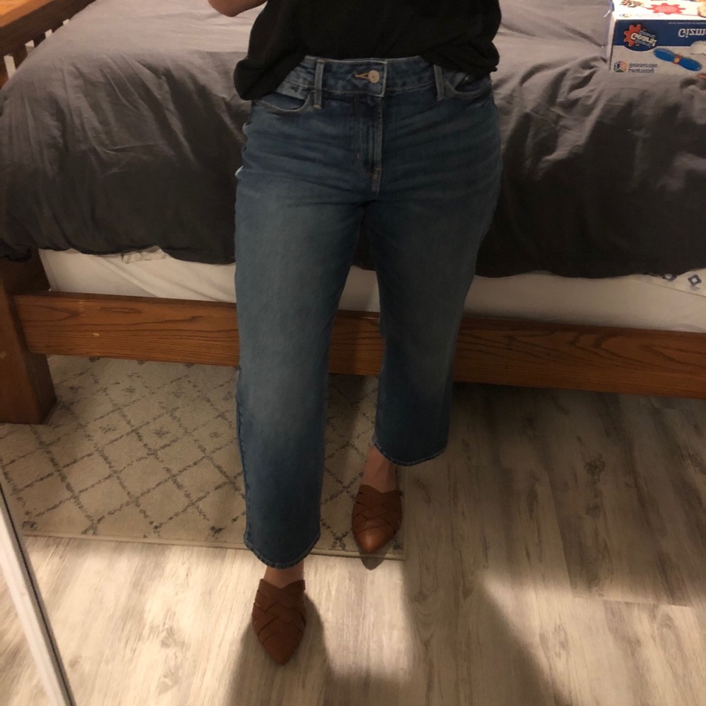 Wide leg jeans